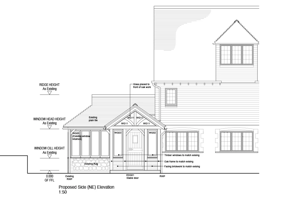 Grade II listed building Extension Kent